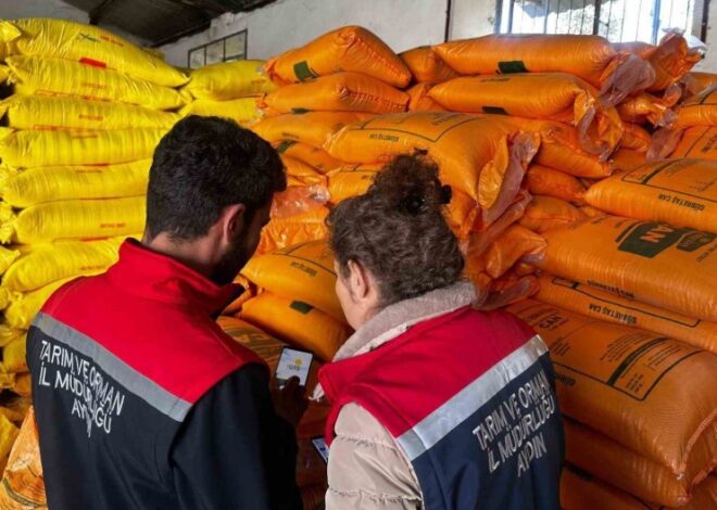 Aydın’da Gübre Satışı Yapılan Yerlere Sıkı Denetim